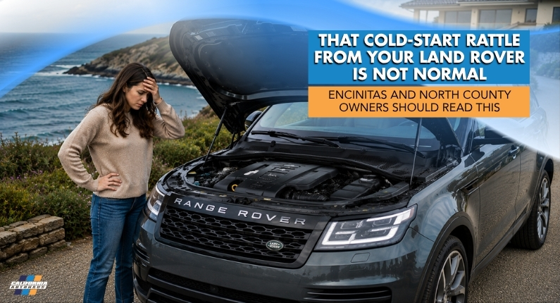 That Cold-Start Rattle From Your Land Rover Is Not Normal — Encinitas and North County Owners Should Read This